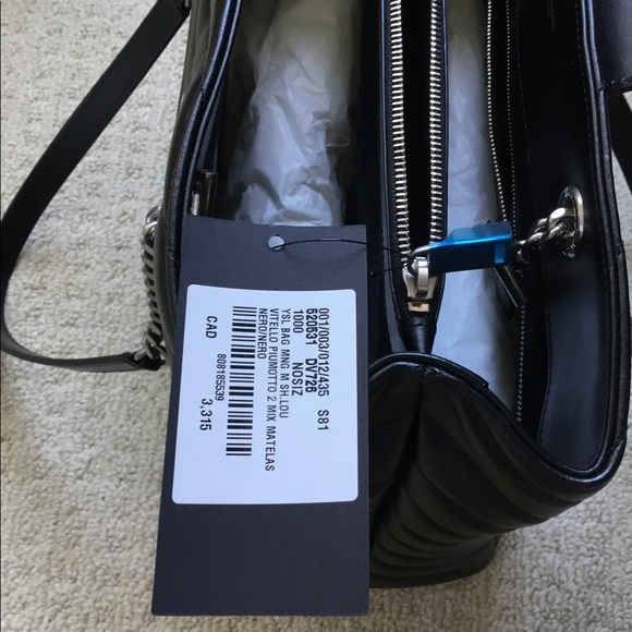 YSL Saint Laurent Lou Lou Quilted Tote NWT - Picture 6 of 8